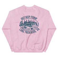Load image into Gallery viewer, Lake Frederick Just Keep Fishin' - Signature Crewneck Sweatshirt
