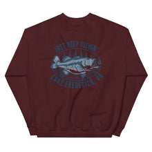 Load image into Gallery viewer, Lake Frederick Just Keep Fishin' - Signature Crewneck Sweatshirt