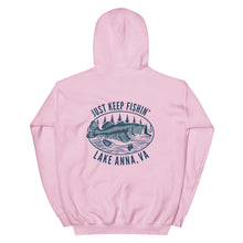 Load image into Gallery viewer, Lake Anna Just Keep Fishin' - Signature Hoodie Sweatshirt