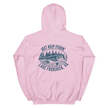 Load image into Gallery viewer, Lake Frederick Just Keep Fishin' - Signature Hoodie Sweatshirt