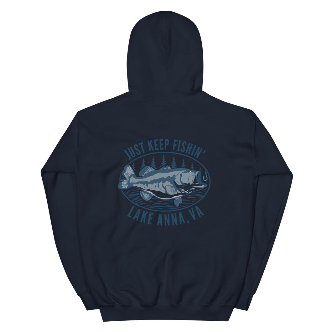 Lake Anna Just Keep Fishin' - Signature Hoodie Sweatshirt