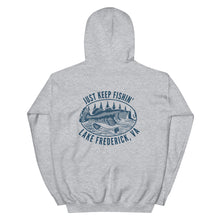 Load image into Gallery viewer, Lake Frederick Just Keep Fishin' - Signature Hoodie Sweatshirt