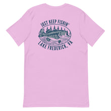 Load image into Gallery viewer, Lake Frederick Just Keep Fishin' - Signature T-Shirt