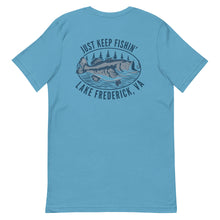 Load image into Gallery viewer, Lake Frederick Just Keep Fishin' - Signature T-Shirt