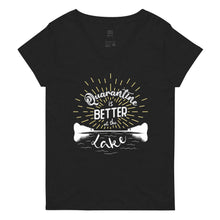 Load image into Gallery viewer, Lake Frederick Quarantine is Better at the Lake - V-Neck T-Shirt