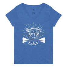 Load image into Gallery viewer, Lake Anna Quarantine is Better at the Lake - V-Neck T-Shirt