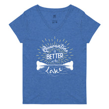 Load image into Gallery viewer, Lake Frederick Quarantine is Better at the Lake - V-Neck T-Shirt