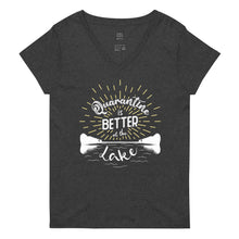 Load image into Gallery viewer, Lake Frederick Quarantine is Better at the Lake - V-Neck T-Shirt