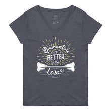 Load image into Gallery viewer, Lake Louisa Quarantine is Better at the Lake - V-Neck T-Shirt