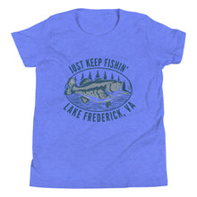 Load image into Gallery viewer, Lake Frederick Just Keep Fishin' - Signature Youth T-Shirt