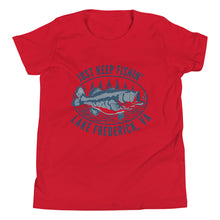 Load image into Gallery viewer, Lake Frederick Just Keep Fishin' - Signature Youth T-Shirt