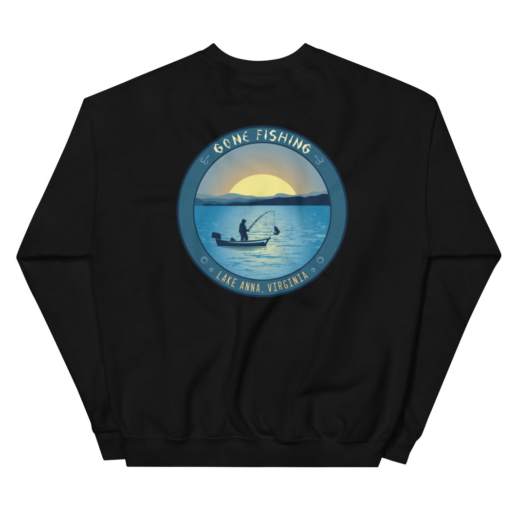 Lake Anna Gone Fishing - Signature Crewneck Sweatshirt