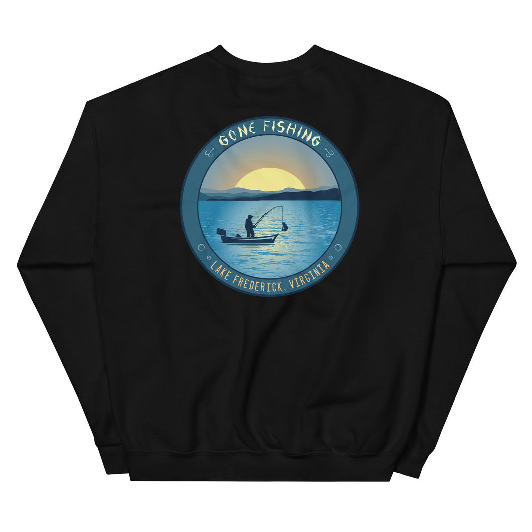 Lake Frederick Gone Fishing - Signature Crewneck Sweatshirt