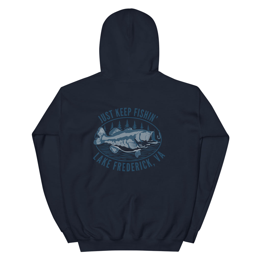 Lake Frederick Just Keep Fishin' - Signature Hoodie Sweatshirt