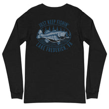 Load image into Gallery viewer, Lake Frederick Just Keep Fishin&#39; - Signature Long Sleeve T-Shirt
