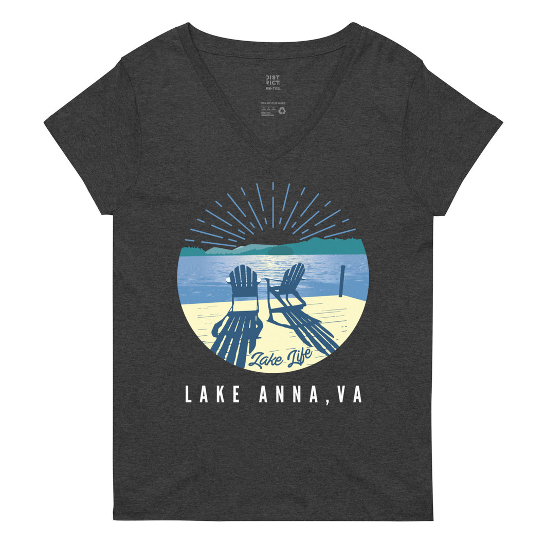 Lake Anna Lake Life - V-Neck T-Shirt