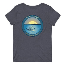 Load image into Gallery viewer, Lake Frederick Gone Fishing - Signature V-Neck T-Shirt
