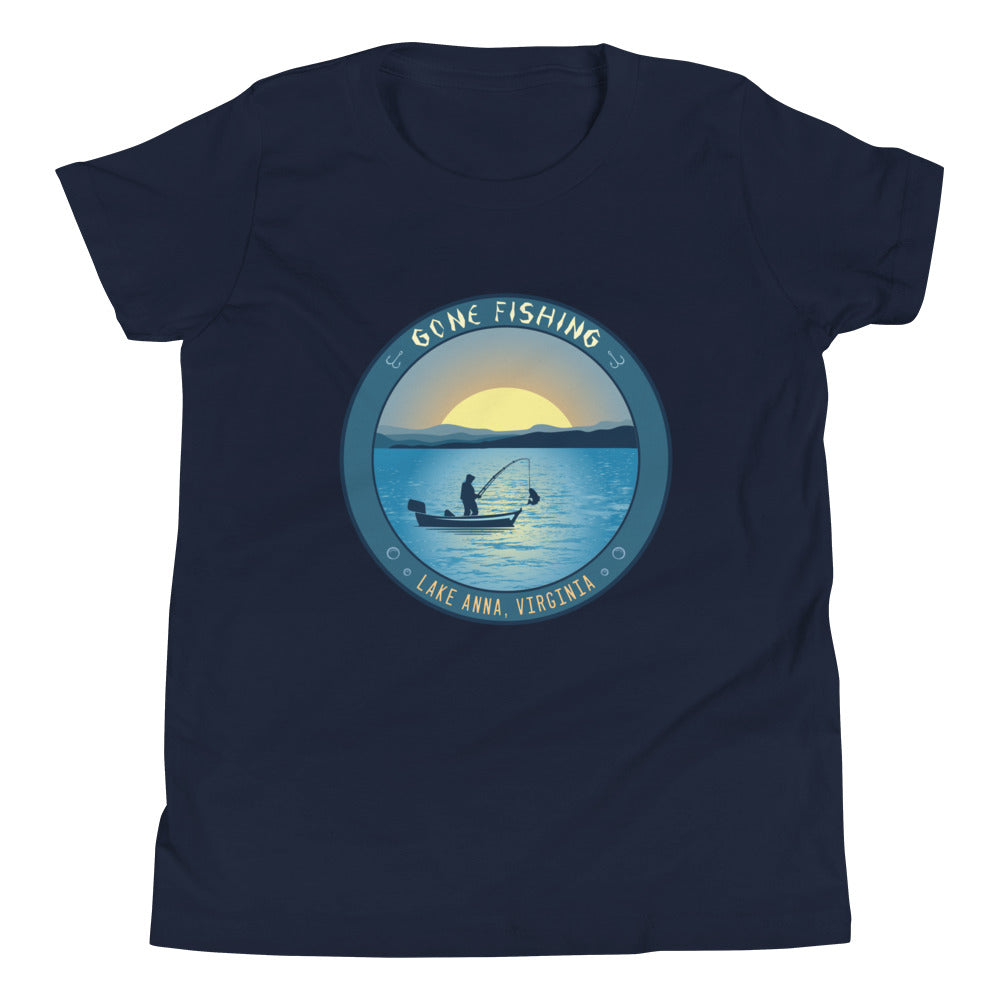Lake Anna Gone Fishing - Youth T-Shirt