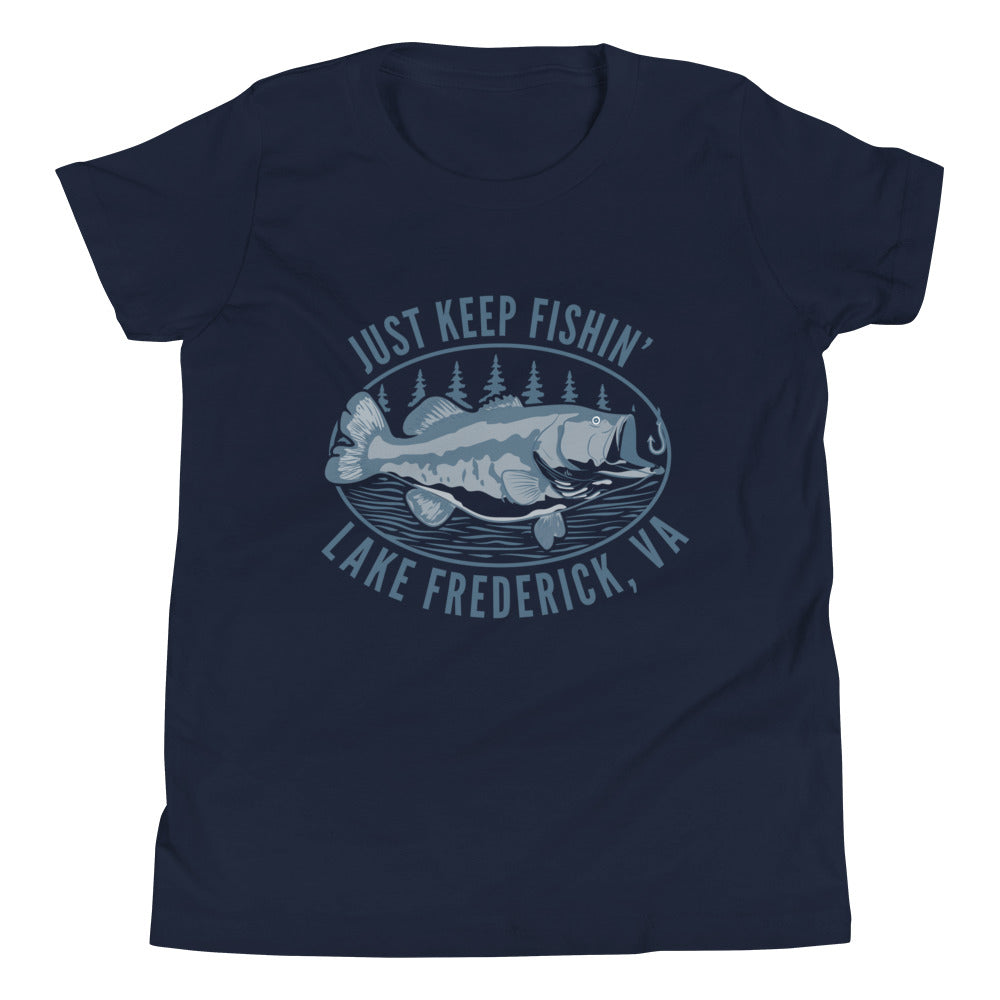 Lake Frederick Just Keep Fishin' - Signature Youth T-Shirt