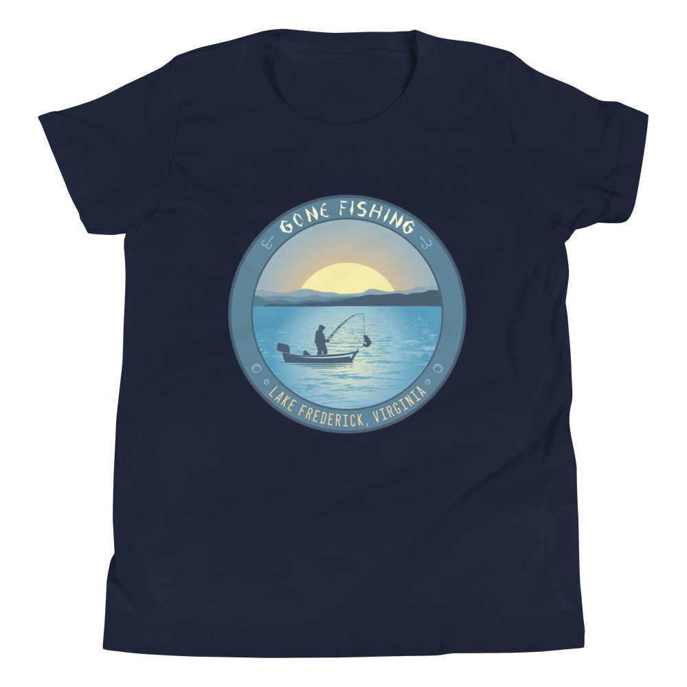 Lake Frederick Gone Fishing - Youth T-Shirt